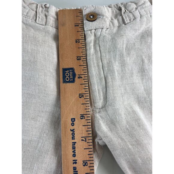 Baliene Boys Linen Pants Tan Beige Size 3 - Picture 6 of 8